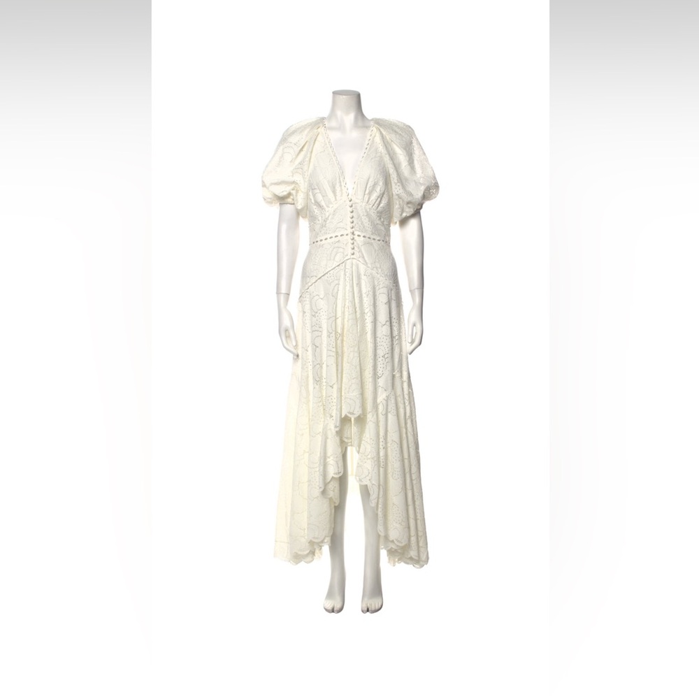 Acler white eyelet lace dress